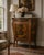 Early 20th Century French Louis XV Style Bombe Cabinet With Shaped Marble Top and Vernis Martin Style Painted Panels For Sale - Image 14 of 14