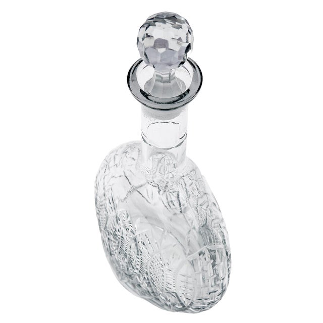 Mid 20th Century Cut Crystal Decanters- Set of 2 For Sale In Los Angeles - Image 6 of 12