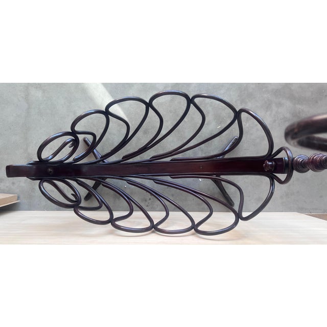Black 19th Century Viennese Jacob & Josef Kohn Attributed Bentwood Cradle For Sale - Image 8 of 18