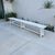 French Wooden Farmhouse Garden Bench, 1960s For Sale - Image 8 of 10
