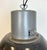 Mid-Century Modern Large Industrial Dark Grey Enamel Factory Lamp from Elektrosvit, 1960s For Sale - Image 3 of 18