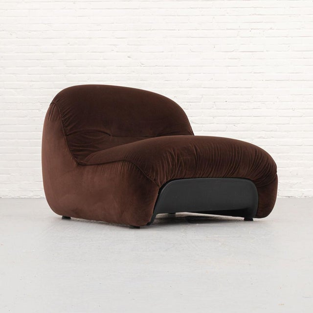 Textile Malu Lounge Chair by Diego Mattu for 1P, Italy, 1970s For Sale - Image 7 of 11