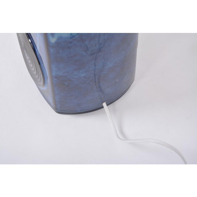 Mid-Century Blue Model 3461 Table Lamps by Einar Johansen for Soholm, 1960s, Set of 2 For Sale - Image 12 of 16
