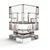 Glass Waterford Metropolitan Crystal Votive Candle Holder, Germany, Art Deco Revival For Sale - Image 7 of 11