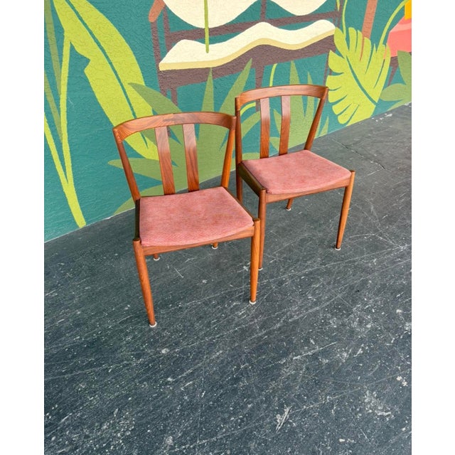 Wood Danish Modern Folke Ohlsson for Dux Chair Pair For Sale - Image 7 of 10