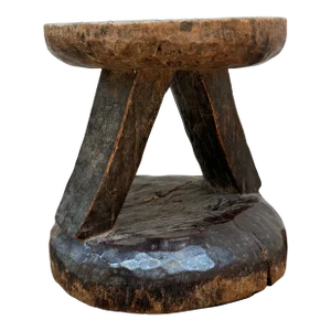 Vintage Sculptural African Tonga Stool
