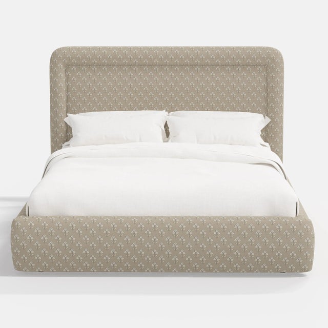 Cloth & Company Stoffer Home x Cloth & Company Marisa Platform Bed in Francie Tan - California King For Sale - Image 4 of 6