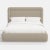 Cloth & Company Stoffer Home x Cloth & Company Marisa Platform Bed in Francie Tan - California King For Sale - Image 4 of 6