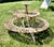 Round Three-Tier Weathered Cast Iron Plant Stand For Sale - Image 4 of 8
