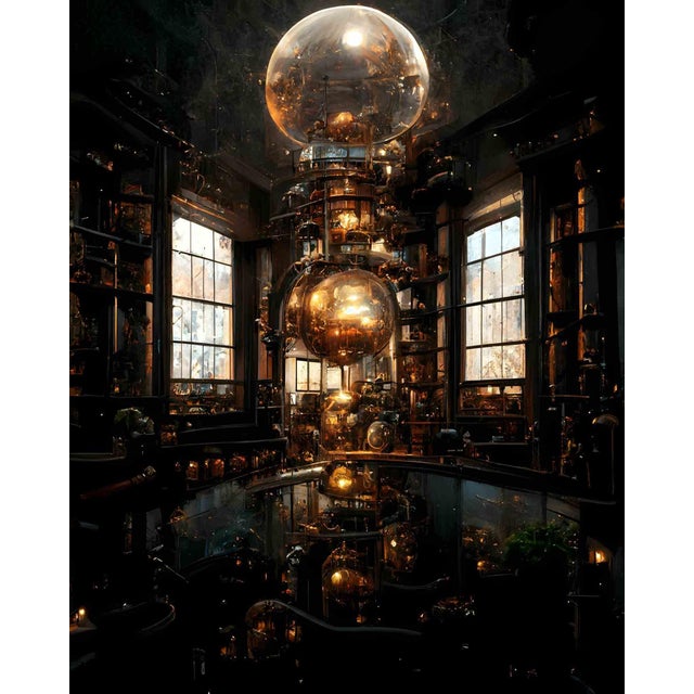 Mechanical Splendor unveils a mesmerizing tableau of steampunk interior architecture, where the symphony of gears and cogs...