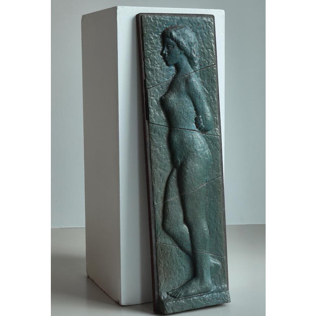 Large Stoneware Wall Relief by Niels Jakob Eriksen, 1965 For Sale - Image 3 of 16