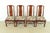 1970s Henredon Hollywood Regency Chinoiserie Sculpted Mahogany Dining Chairs, Set of Four For Sale - Image 5 of 15
