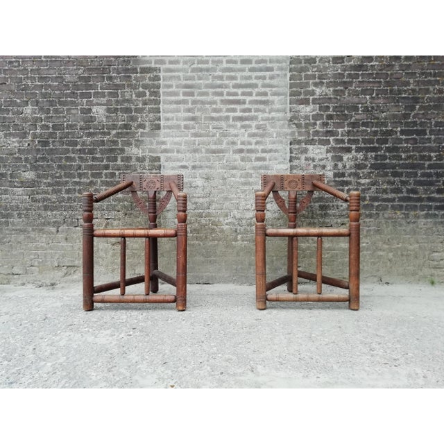Set of Antique Scottish Turner Chairs For Sale - Image 11 of 11