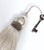 Silver Key Tassels With Cut Ruche - a Pair For Sale In New York - Image 6 of 12