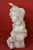 Stone Galileo Pochini, Bust of Young Girl with Hat, 19th Century, Marble and Alabaster For Sale - Image 7 of 11