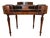 Antique Colonial MFG Co. Solid Honduras Mahogany Kidney Desk (Model 593) For Sale