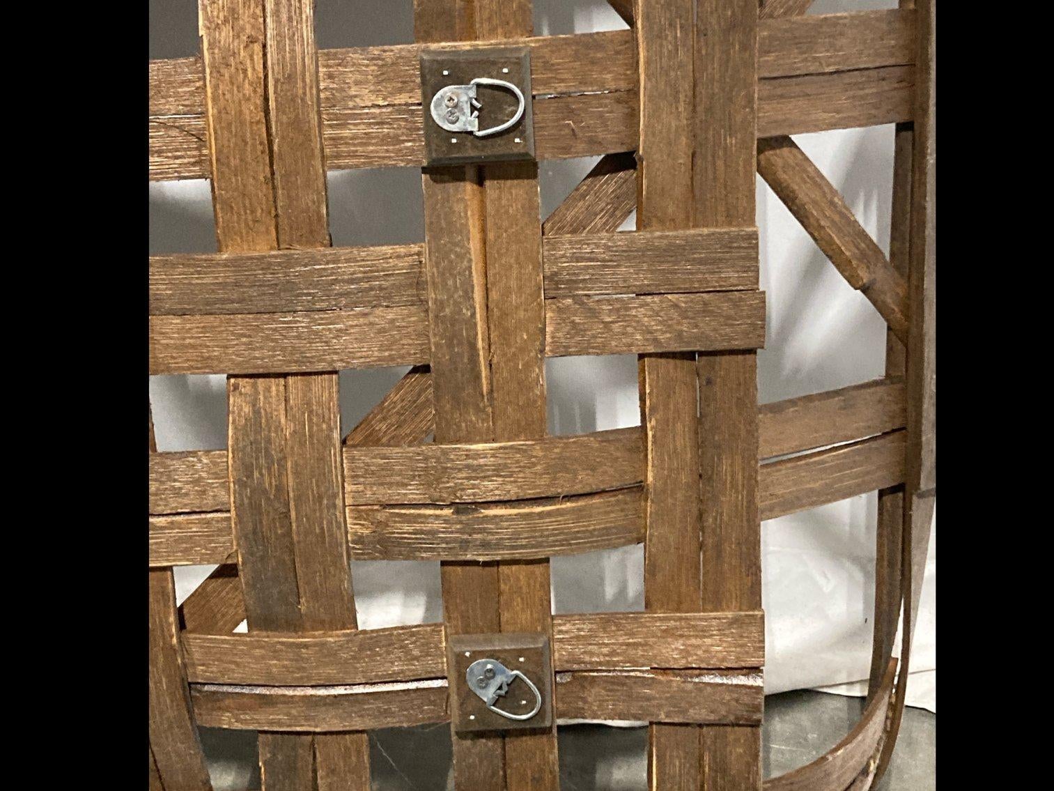 Large Square Tobacco Basket Wall Decor by Ballard Designs, 37