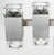Kalmar Brushed Aluminum Chandelier in the Style of Kalmar For Sale - Image 4 of 10