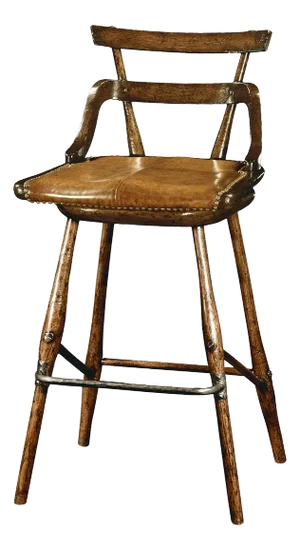 Country Oak Side Bar Stool
