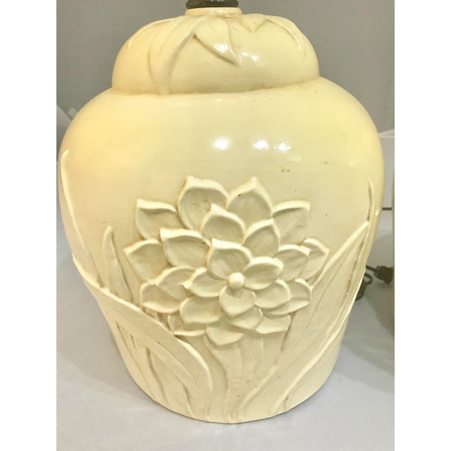 Ceramic 1960s Large Mid Century Ceramic Lamps - a Pair For Sale - Image 7 of 10