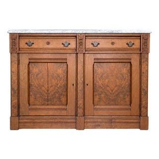 Marble Top Sideboard For Sale