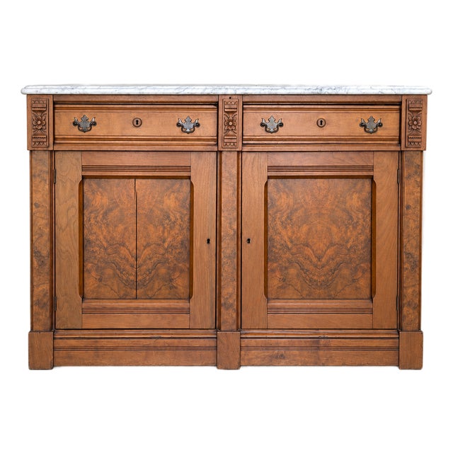 Marble Top Sideboard For Sale