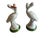 Vintage Hollóházi Porcelain Stork Figurines, Hungary, 1970s – A Pair - Palm Beach Style Birds For Sale - Image 4 of 12