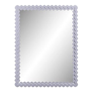 Fleur Home Carnival Chaos Rectangle Mirror in Spring Iris, 30x40 For Sale