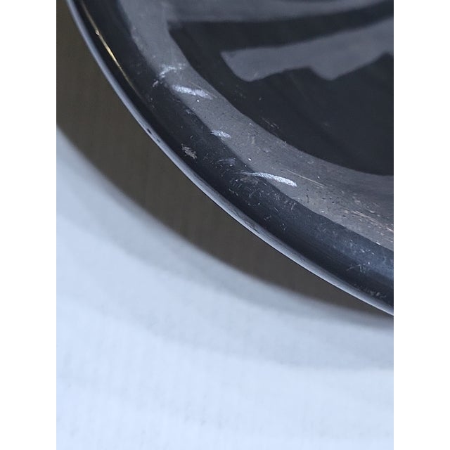 1980s Vintage Celestina San Clara Pueblo Native American Bowl For Sale - Image 5 of 8