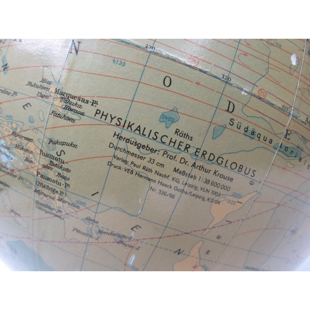 Bakelite Relief Globe from Paul Räth Nachf. KG, 1960s For Sale - Image 13 of 14