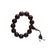 Discover tranquility and timeless elegance with our exquisite Dark Brown Carved Round Beads Hand Prayer Rosary Bracelet....