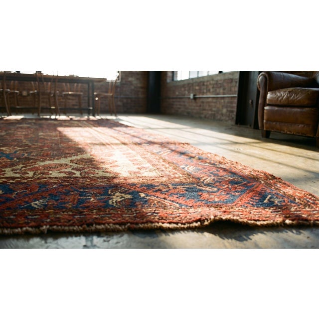 1880s Brown Medallion Tribal Antique Turkish Anatolian Kula Carpet 4'6'' X 5'6'' Knotted Wool Rug For Sale - Image 14 of 14