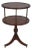 Theodore Alexander Althorp Mahogany and Brass Two-Tier Dumbwaiter Table For Sale