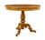 Hand-Carved and Inlaid Elm Side Table, 1870s For Sale - Image 3 of 10