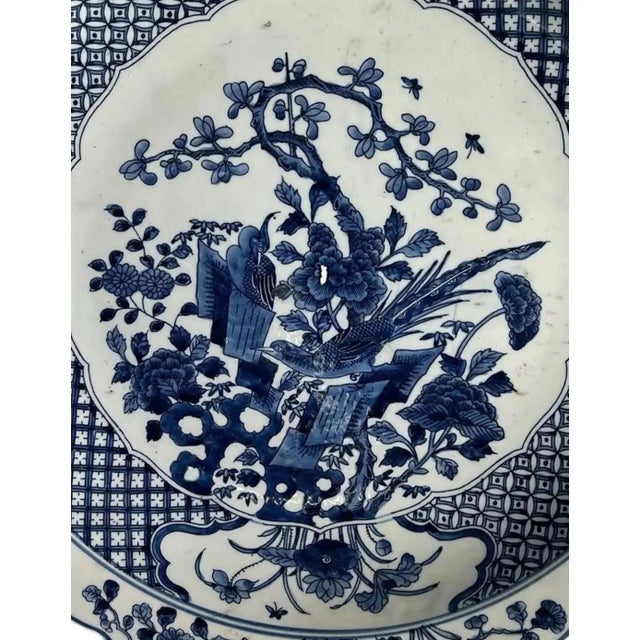 Chinese Blue and White Chinese Chargers - A Pair For Sale - Image 3 of 5