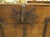 Circa 1600 German Oak Stollentruhe Trunk, Original Iron and Butterfly Lock Plate For Sale - Image 10 of 18