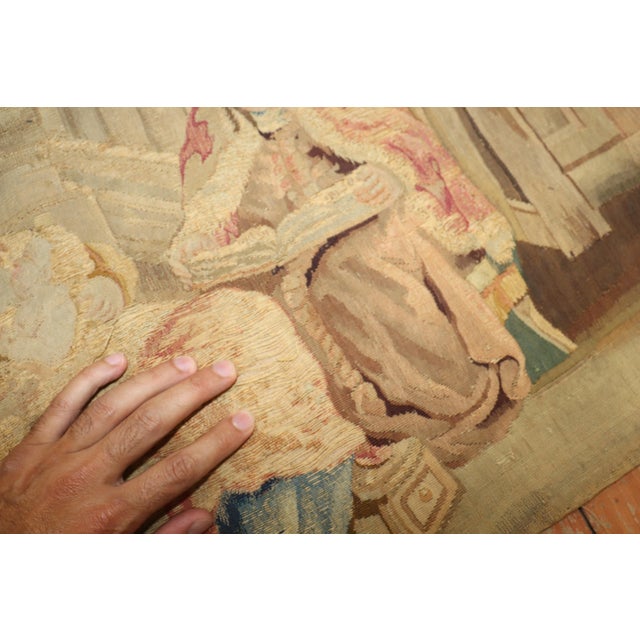 18th Century 18th Century Tapestry Fragment For Sale - Image 5 of 8