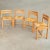 1950s French Wood and Woven Chairs by Maison Regain, Set of 4 For Sale - Image 11 of 11