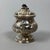 A splendid solid silver sugar bowl of high-quality Italian craftsmanship, dating back to the 1970s. A significant and...