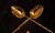 Chinoiserie Vintage Stanley Roberts Gold Bamboo Flatware Service for 8 With Serving Spoons - 42 Pieces For Sale - Image 3 of 12