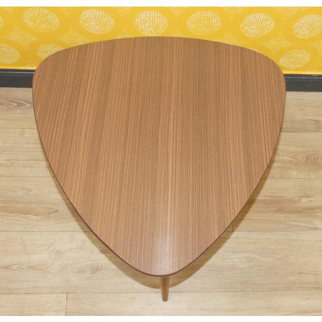 Teak Look Resopal Cocktail Table, 1960s For Sale - Image 4 of 11