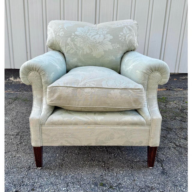 Textile George Smith Laidback Arm Chair For Sale - Image 7 of 10