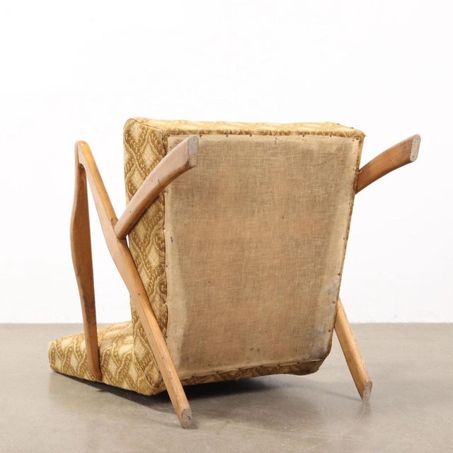 Vintage Wooden Armchairs, 1960s For Sale - Image 9 of 10