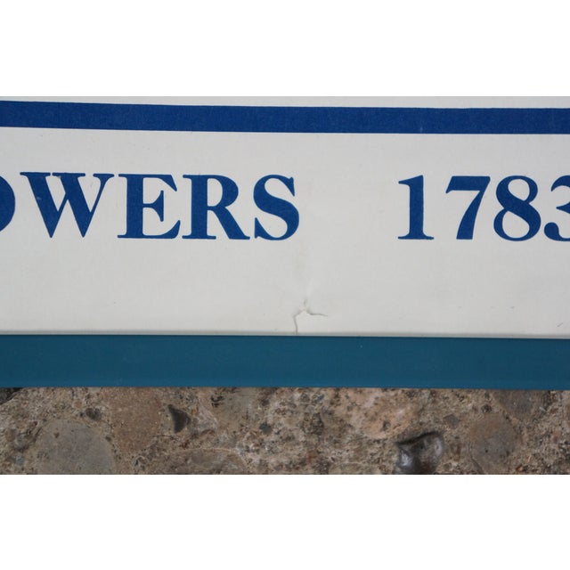 Antique Colonial Powers 1783 Historic World Wall Map a J Nystrom Pull Down 50" For Sale - Image 14 of 17