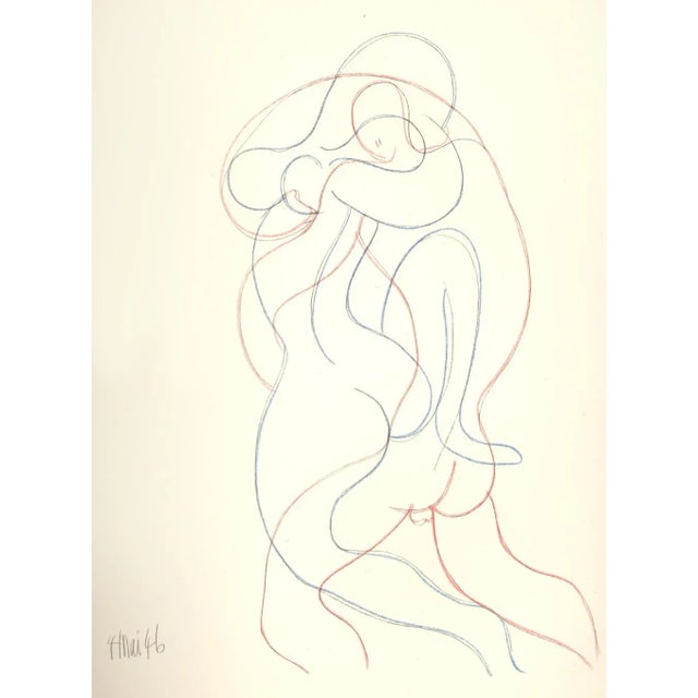 Entwined Nudes, Plate 10 Pablo Picasso Year: of Original:1946 | Year Printed: 1952 Medium: Pochoir on Lana Paper Edition:...