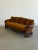1970s Sculptural Oak Barrel Back Sofa Attributed to Howard Furniture For Sale - Image 9 of 15