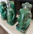 Set of 3 Vintage Glazed Terra Cotta Monkey Large Monkey Garden Figures For Sale - Image 4 of 12