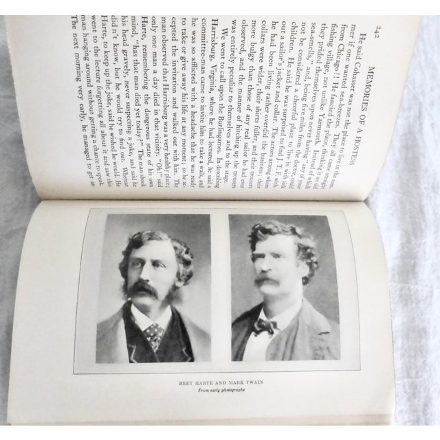 1922 Memories of a Hostess by M.A. DeWolfe Howe For Sale - Image 9 of 10