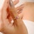 Brilliant Round Cut Pink Sapphire & Diamond Stacking Ring Size 6 in 14k Yellow Gold For Sale - Image 4 of 16