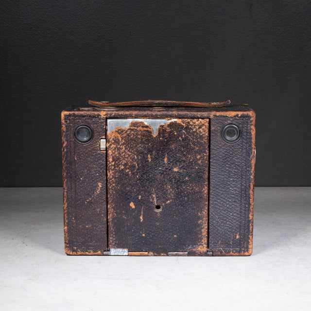 Metal Antique Kodak No. 4 Model E Folding Camera c.1897-1910 For Sale - Image 7 of 9